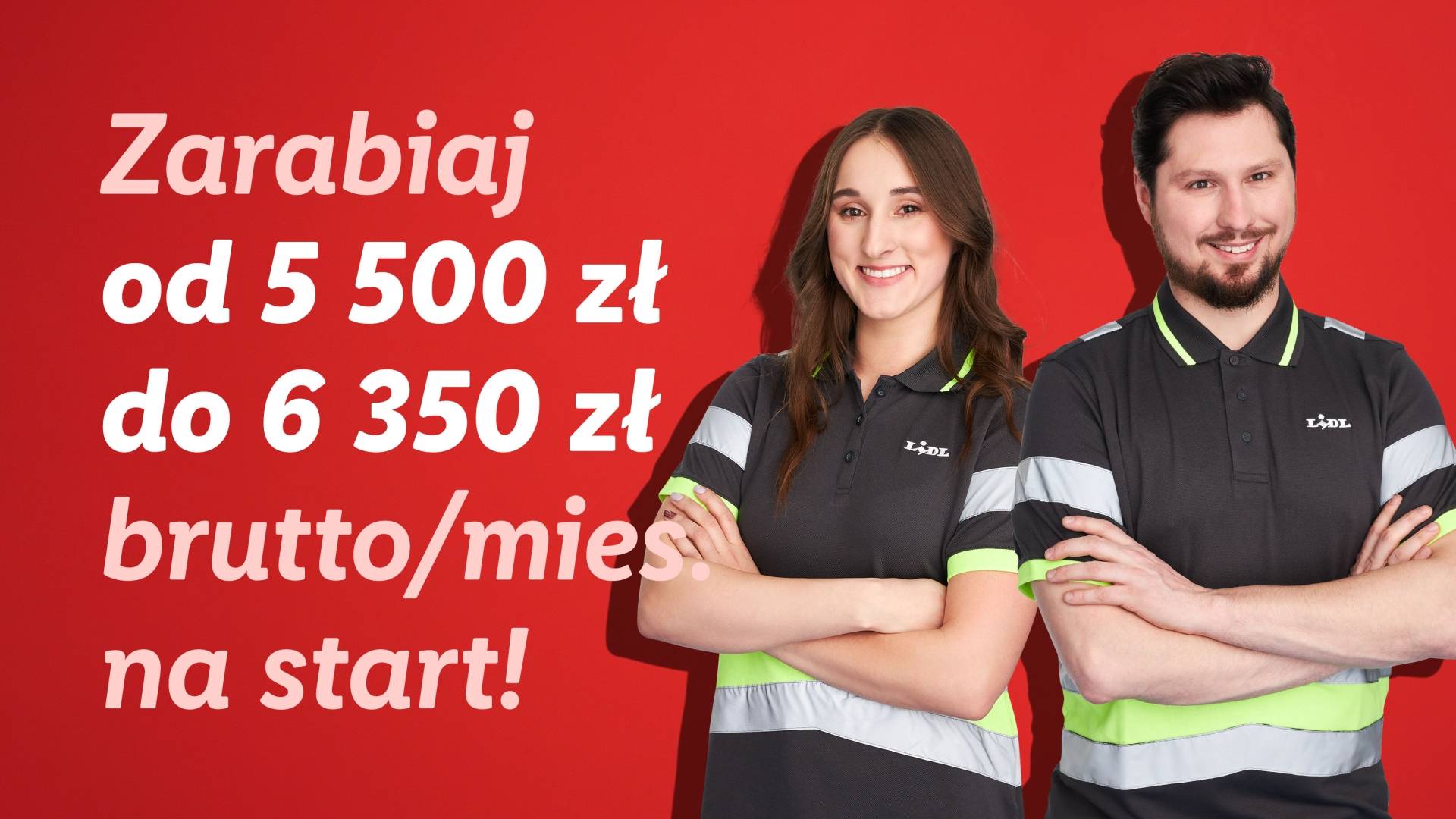 Zarabiaj od 5500 zł do 6350zł brutto/mies. na start!