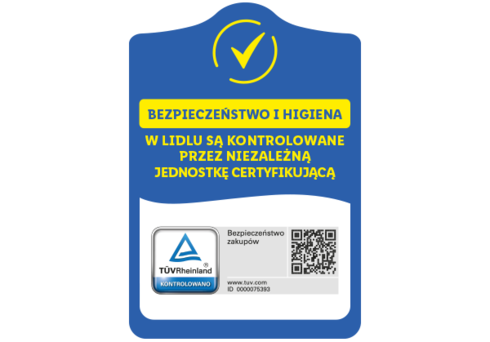 Certyfikat TUV Rheinland Bezpieczeństwo i higiena