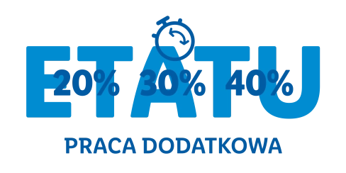 Praca dodatkowa 20-40% niebieskie