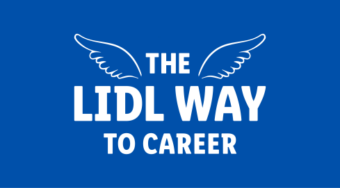 Logo programu stażowego The Lidl Way to Career.