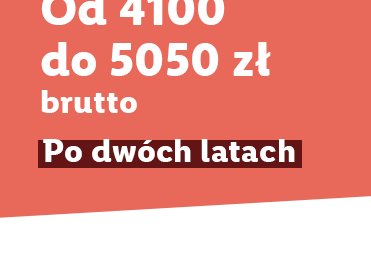 Od 4100 do 5050 zł brutto/mies. po dwóch latach